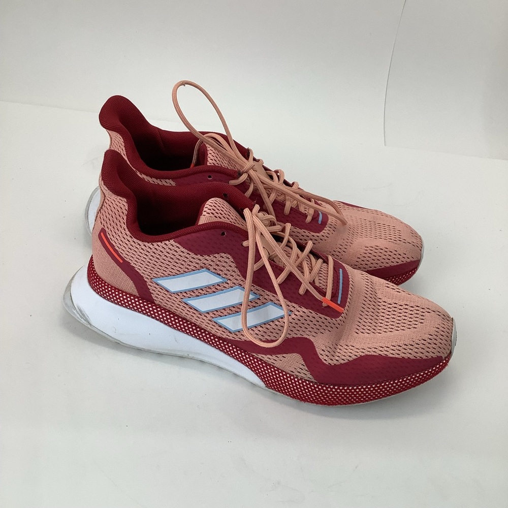 adidas Women's Pink and Burgundy Running Sneakers